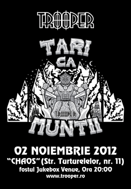 Trooper – Castiga 5 invitatii la concert